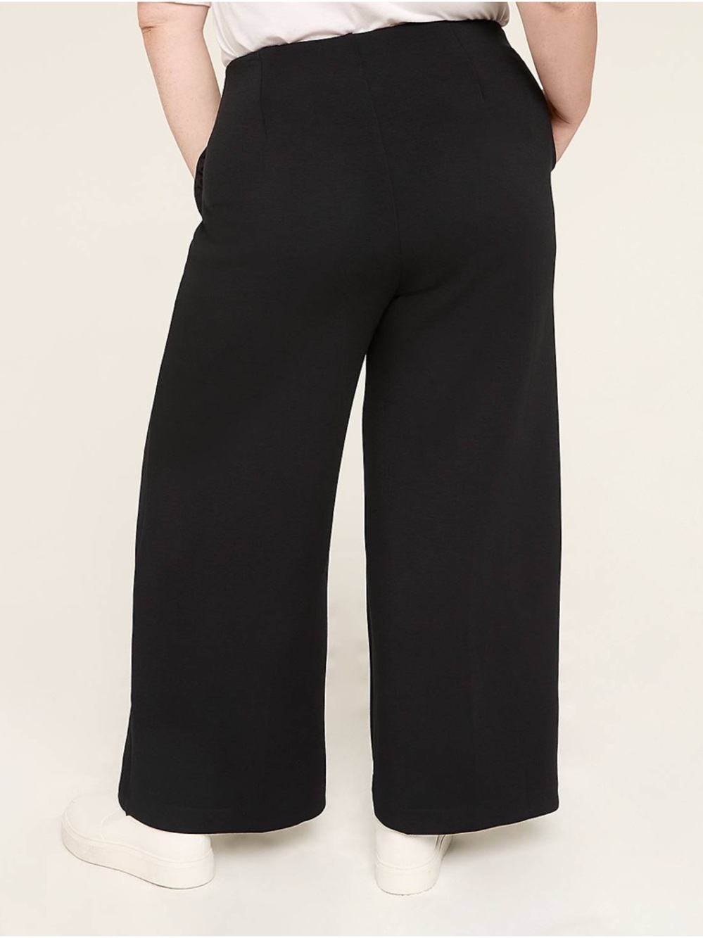 Lane Bryant Journey Knit High-Rise Wide Leg Pant - Picture 2 of 7